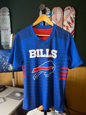 Buffalo Bills NFL Flag Football Youth Reversible Team Blue/Red Jersey